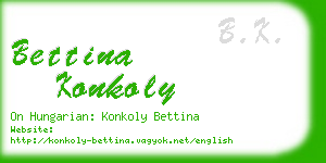 bettina konkoly business card